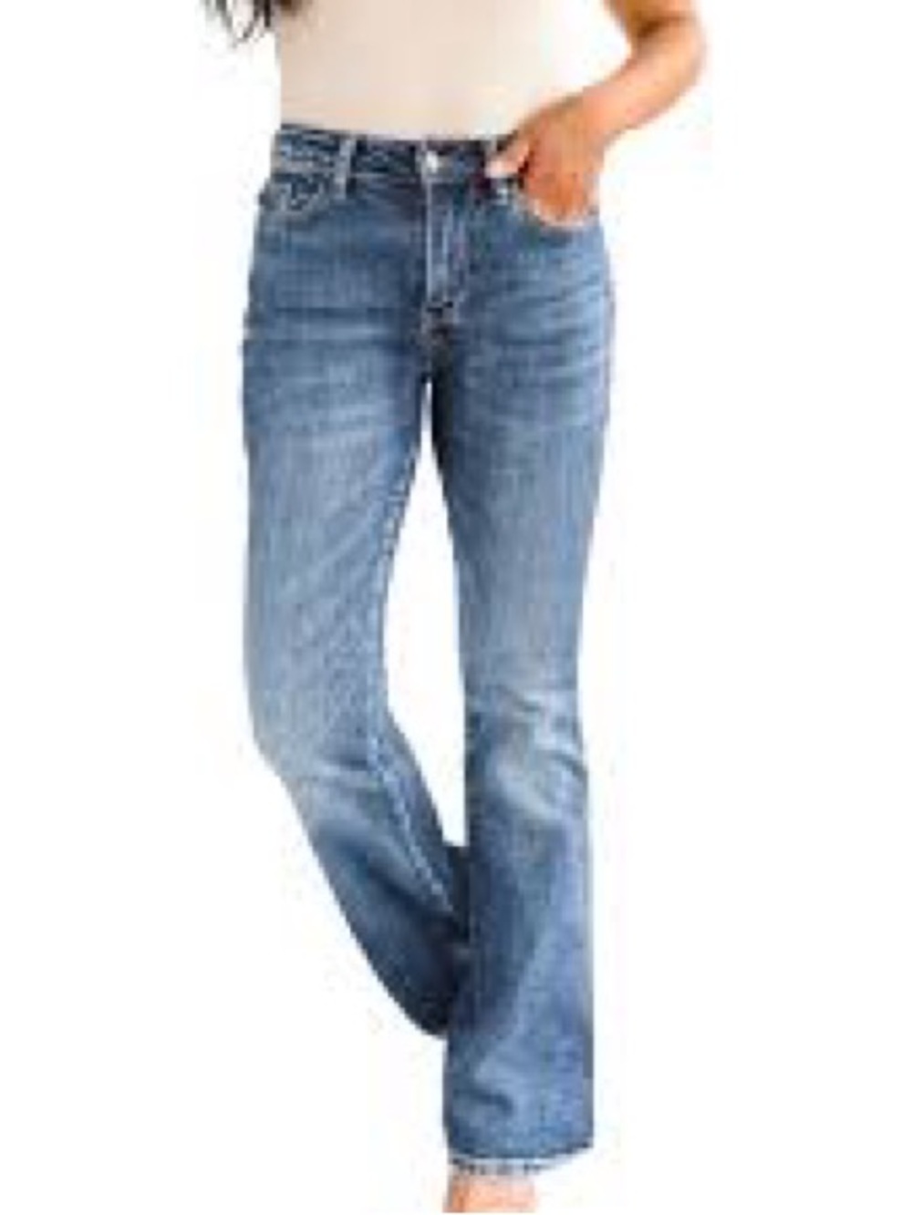 Dockers Women's Blue Boot-Cut Jeans size 0/2